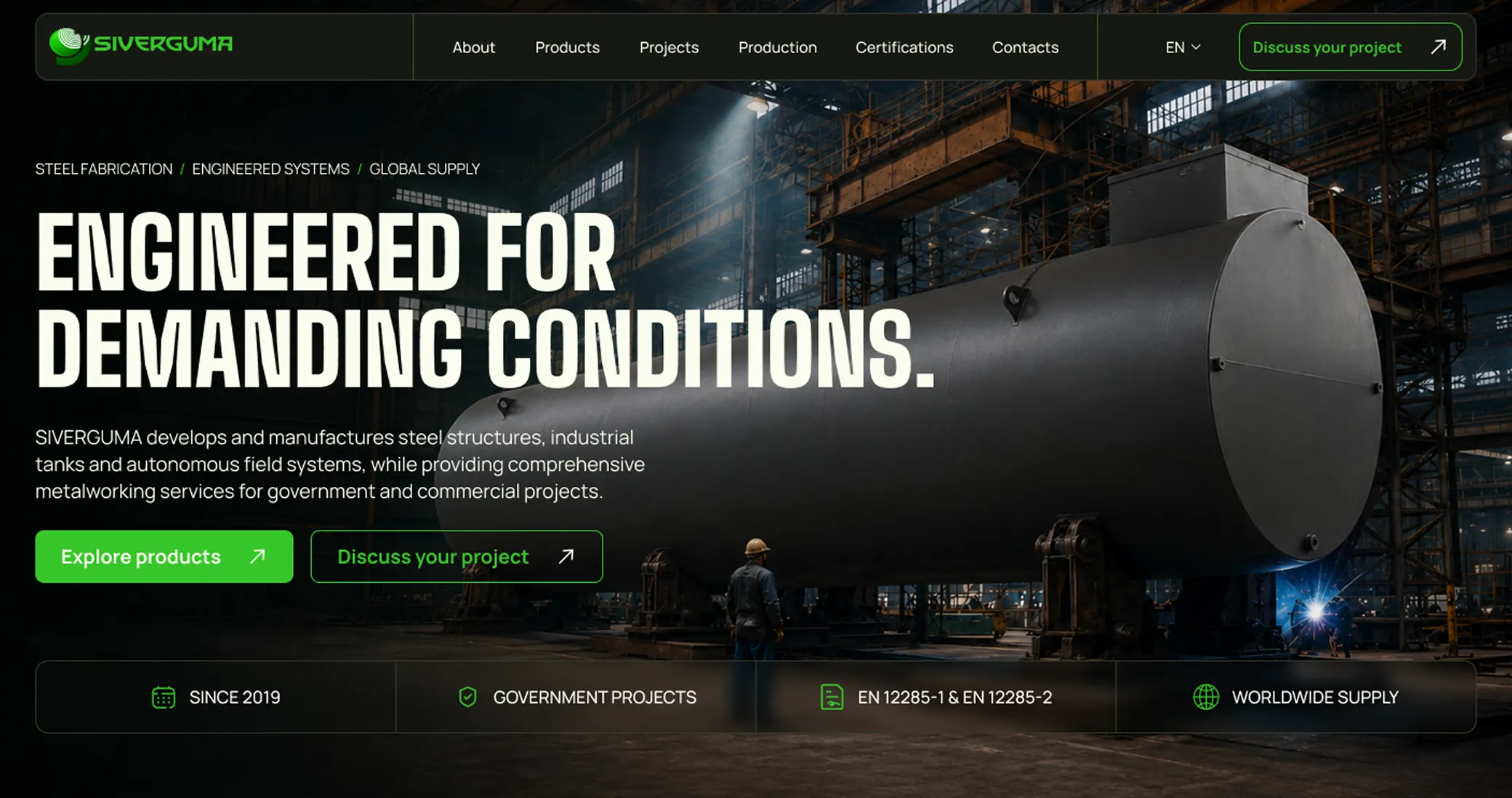 Siverguma: Home page