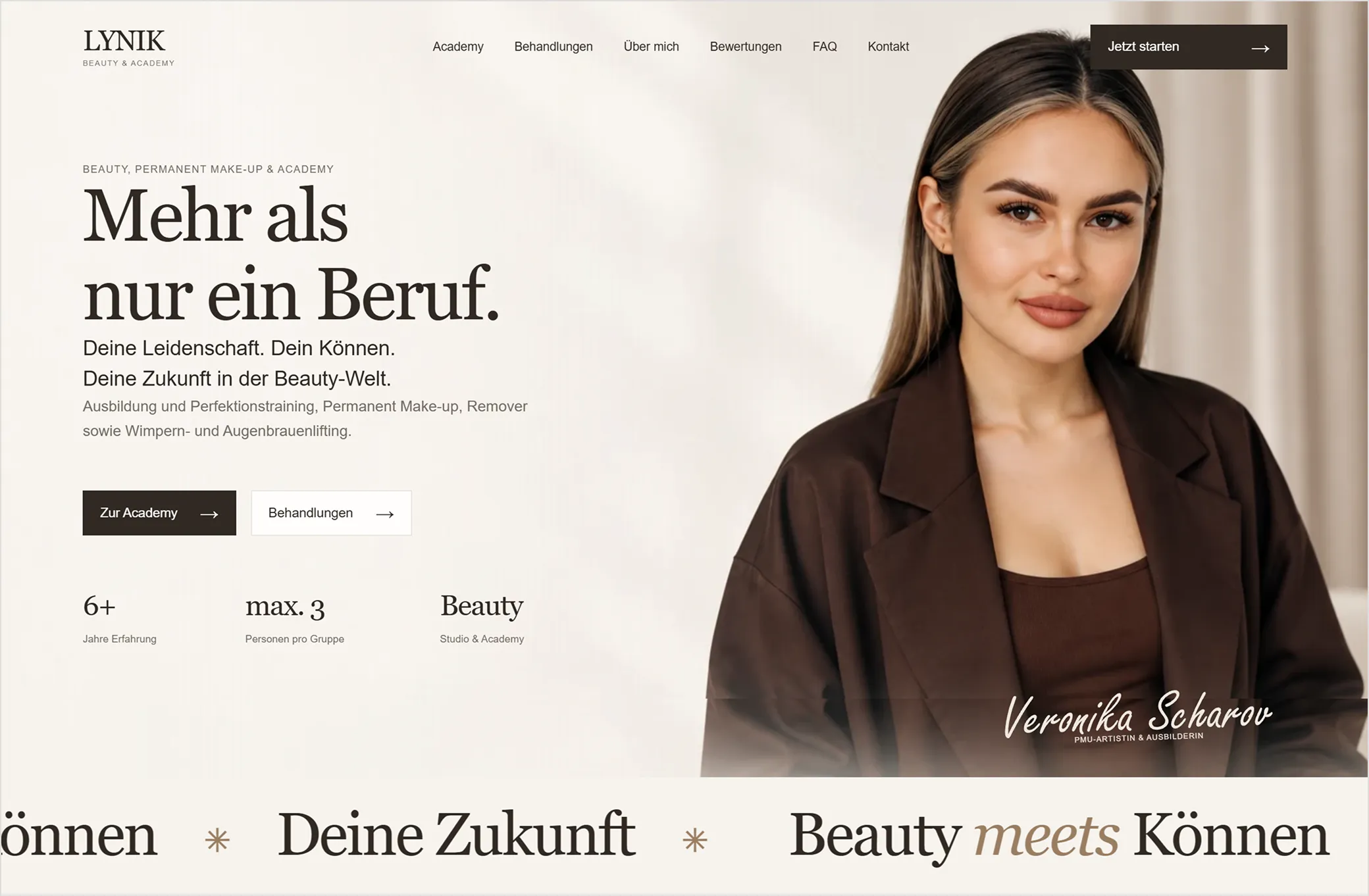 LYNIK Beauty studio: Home page